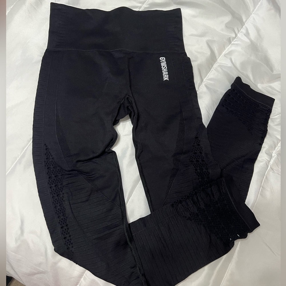 Gymshark Energy + Seamless black leggings